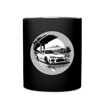 JDM Sportcar tuning Driftcar Voiture Cadeau PS - Mug uni - noir - Devant