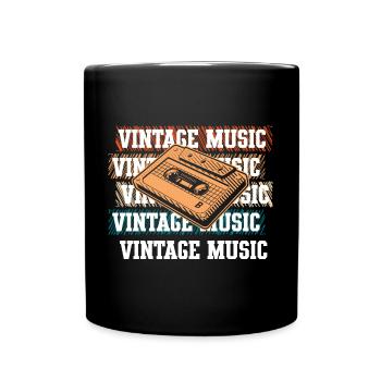 Cassette Legend Vintage Limited Edition - Full Colour Mug - black - Front