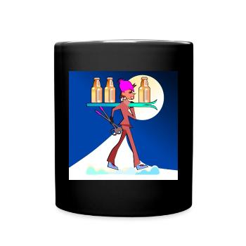 SKI PARTY SKIEUR BIÈRE - Mug uni - noir - Devant