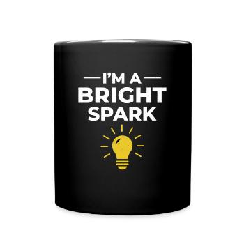 Electrician Humor Electrical Technician Engineer - Full Colour Mug - black - Front