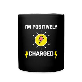 Elektriker Humor Elektrotechniker Ingenieur - Tasse einfarbig - Schwarz - Vorne