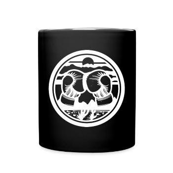 Boxing Sketch - Full Colour Mug - black - Front