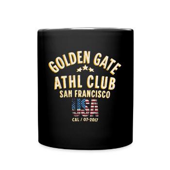 Golden gate athletic club - Mug uni - noir - Devant