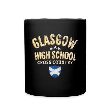 Glasgow High school cross country - Full Colour Mug - black - Front
