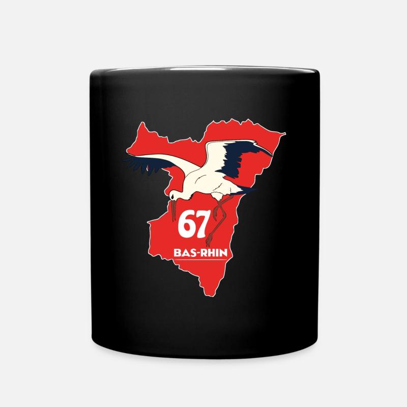 Bas-Rhin - Mug uni - noir