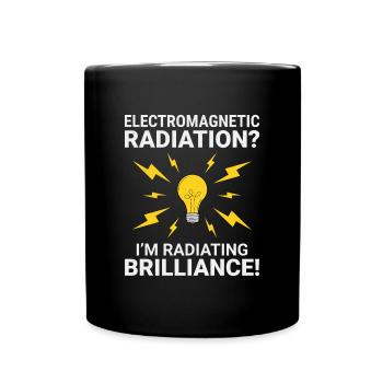 Electrician Humor Electrical Technician Engineer - Full Colour Mug - black - Front