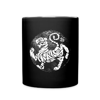 Tora No Maki (blanc) - Mug uni - noir - Devant