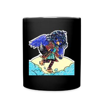 Photographe Little Raven - Mug uni - noir - Devant