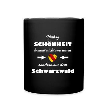 La beauté de la Forêt-Noire - Mug uni - noir - Devant