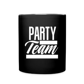 Équipe du parti - Mug uni - noir - Devant
