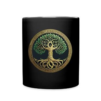 Arbre de Vie Viking Midgard Thor Valhalla - Mug uni - noir - Devant