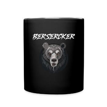 Berserker Ours Guerrier Odin Runes Kompas nordiques - Mug uni - noir - Devant