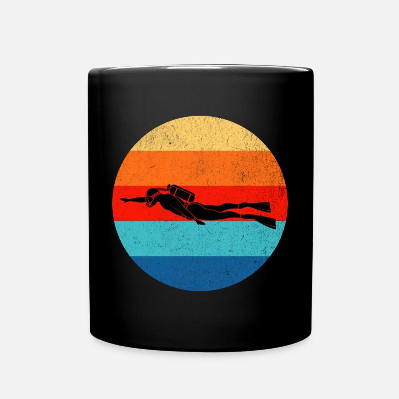 Plongeurs - Mug uni - noir