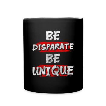 Des personnes uniques Respect Spécial - Mug uni - noir - Devant