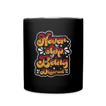 Individuel Différent Respect Spécial - Mug uni - noir - Devant