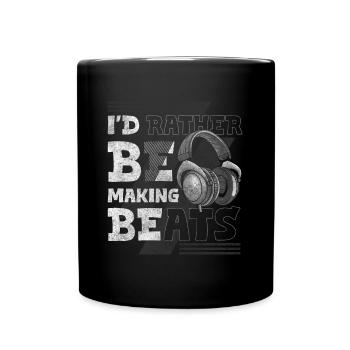 Party Musicians Crowd Life - Full Colour Mug - black - Front