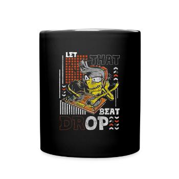 Disc Jockey Music Crowd Life - Full Colour Mug - black - Front
