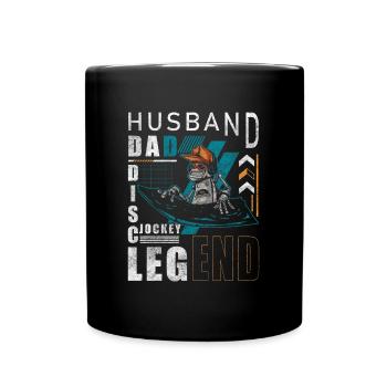 Disc jockey celebrations - Full Colour Mug - black - Front
