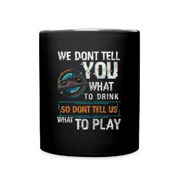 Disc Jockey Passion - Full Colour Mug - black - Front