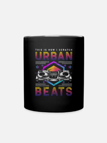 Fête, Amour, Ambiance, Passe-temps - Mug uni - noir