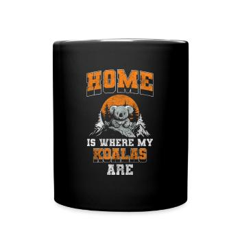 Koala Bear Zoo Down Under - Mug uni - noir - Devant