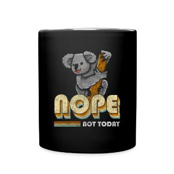 Koala Bear Outback Bear - Full Colour Mug - black - Front