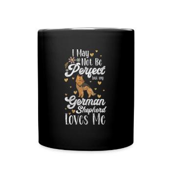 Dog Paw École de chiens - Mug uni - noir - Devant