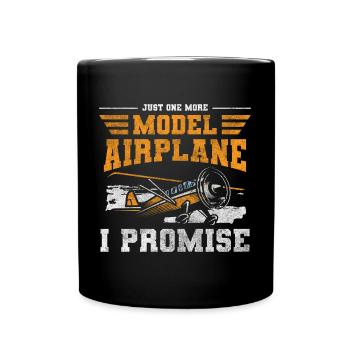 Avion Hobby Aviator Flight - Mug uni - noir - Devant