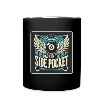 Design de billard - Mug uni - noir - Devant