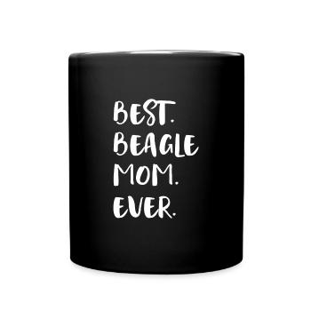 Beagle - Mug uni - noir - Devant