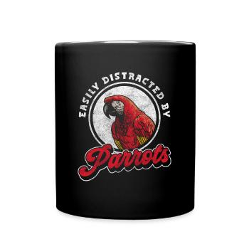 Plumes d’ara Bien-être animal Biodiversité - Mug uni - noir - Devant