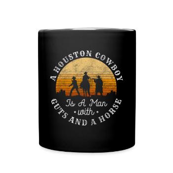 Cowboy Rider Costumé Fête - Mug uni - noir - Devant
