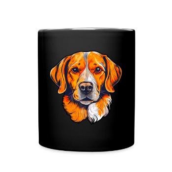 Pattes de chien Animaux de compagnie Amoureux des animaux - Mug uni - noir - Devant