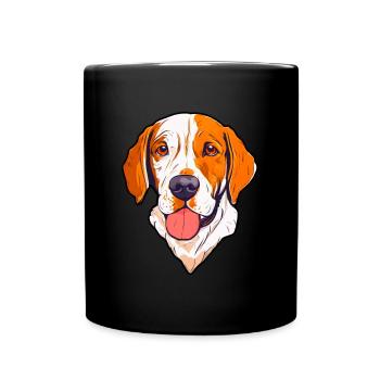 Propriétaire de chien Maître chiot - Mug uni - noir - Devant