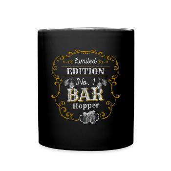 Bar hopping, ivre, anniversaire, discothèque - Mug uni - noir - Devant