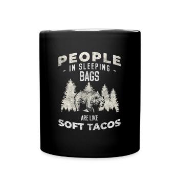 Bear Wilderness Polar Bear Hunting - Full Colour Mug - black - Front