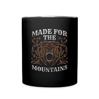 Bear Training Polar Bear Hunting - Full Colour Mug - black - Front