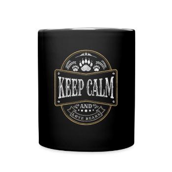 Bear Training Roar - Full Colour Mug - black - Front