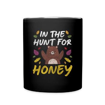 Grizzly Strong Polar Bear Hunting - Full Colour Mug - black - Front