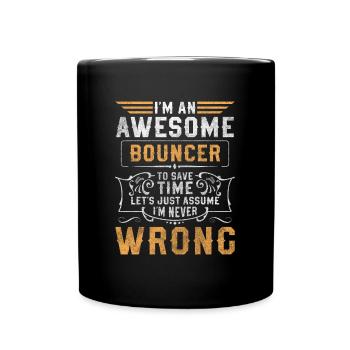 Security Security Entrance Danger - Full Colour Mug - black - Front