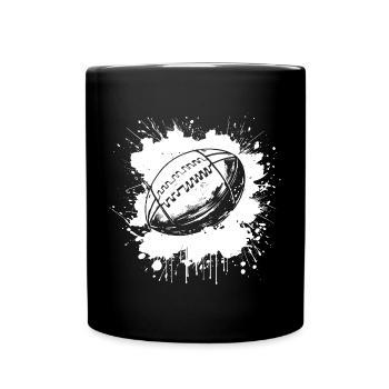 Football Ball Street Art - Full Colour Mug - black - Front