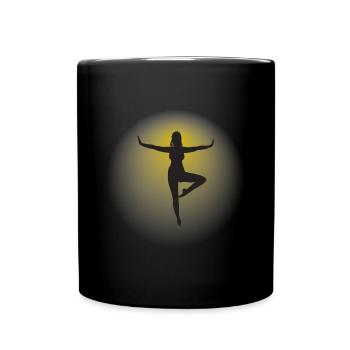 Silhouette 2 - Mug uni - noir - Devant
