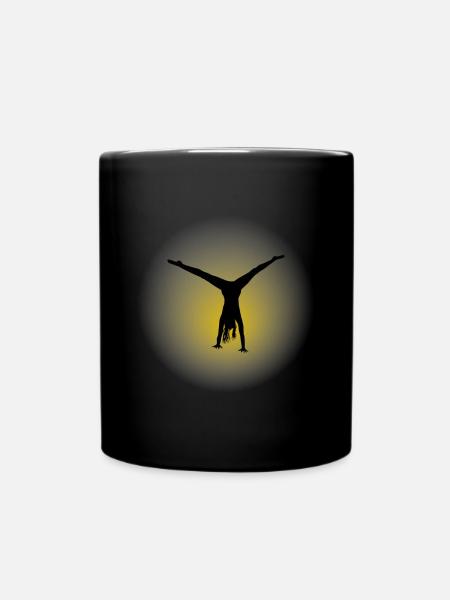 Silhouette 4 - Tasse einfarbig - Schwarz