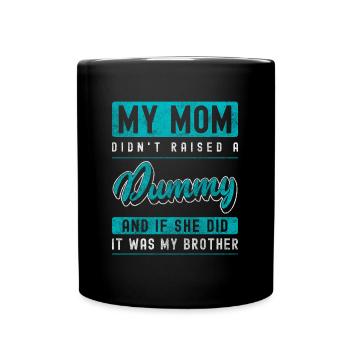 Frère ou sœur Ironie inséparable - Mug uni - noir - Devant