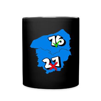 Upper Normandy Region - Full Colour Mug - black - Front