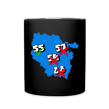 Lorraine Region - Full Colour Mug - black - Front