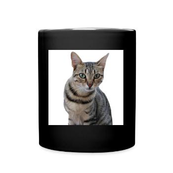 Chat chat chaton doux - Mug uni - noir - Devant