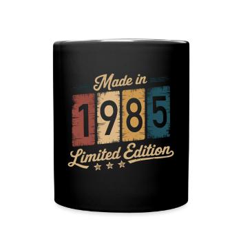 Vintage Made in 1985 Design - 40ème Anniversaire - Mug uni - noir - Devant