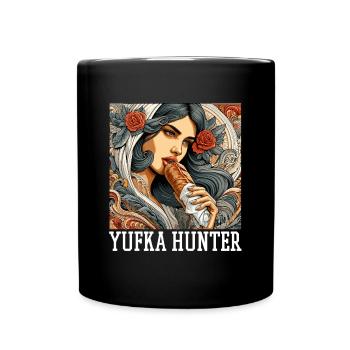 Yufka Hunter Kebab Gift - Full Colour Mug - black - Front
