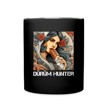 Dürüm Hunter Kebab Gift - Full Colour Mug - black - Front
